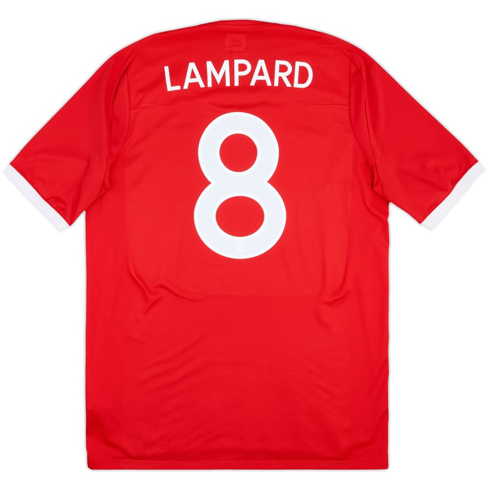 2010-11 England Away Shirt Lampard #8 - 9/10 - (L)