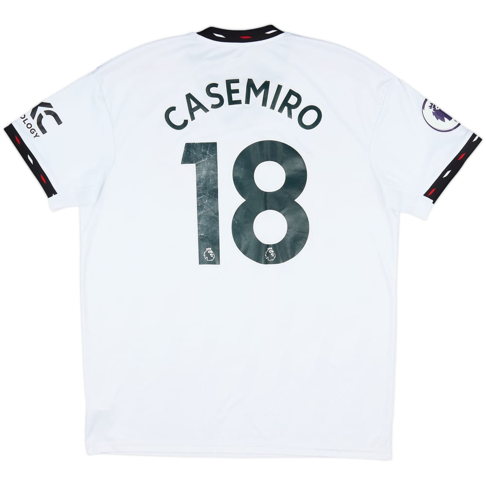 2022-23 Manchester United Away Shirt Casemiro #18 - 5/10 - (XL)