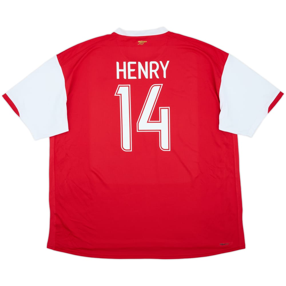 2006-08 Arsenal Home Shirt Henry #14 - 9/10 - (3XL)