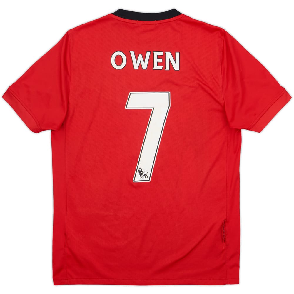 2009-10 Manchester United Home Shirt Owen #7 - 7/10 - (S)