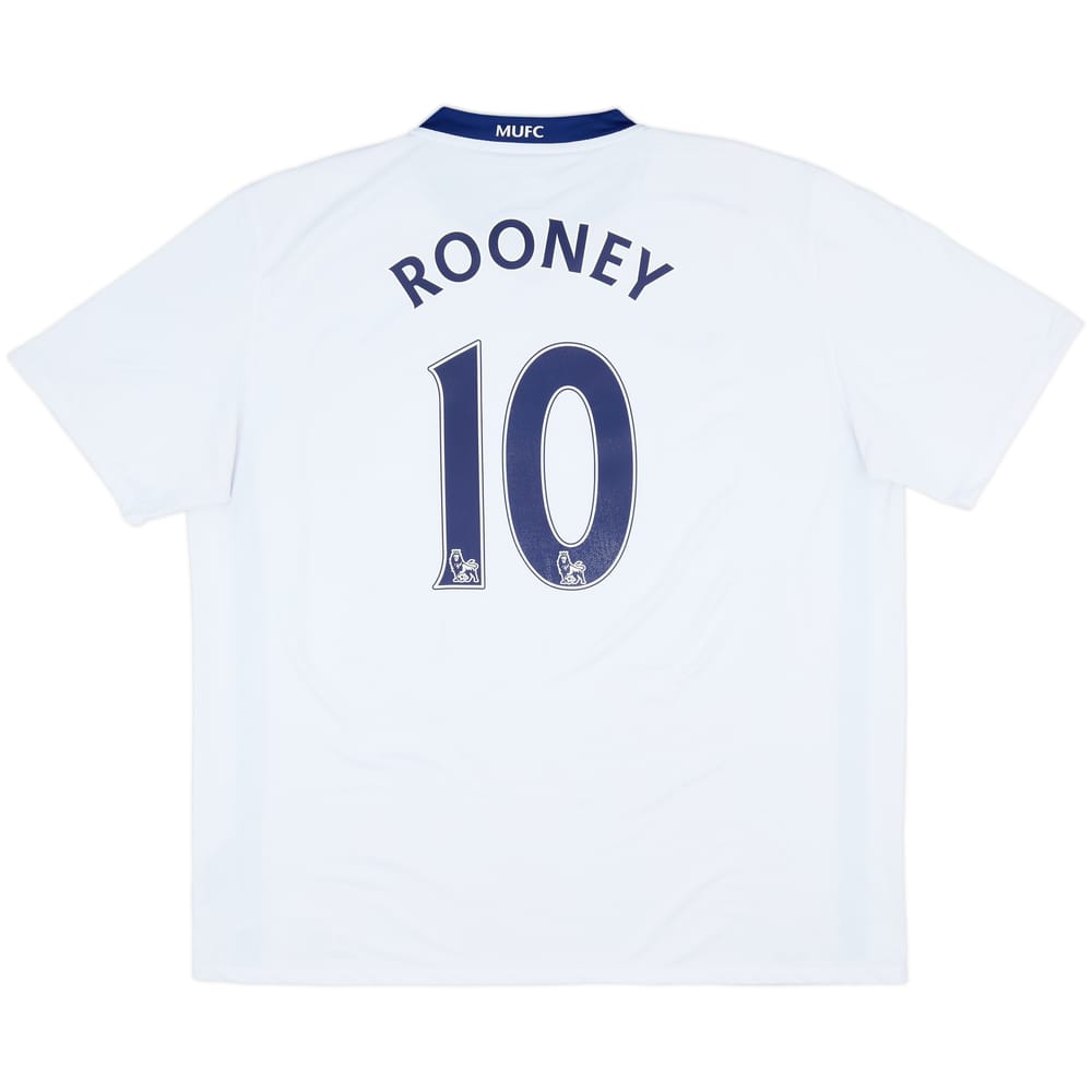 2008-10 Manchester United Away Shirt Rooney #10 - 8/10 - (XXL)