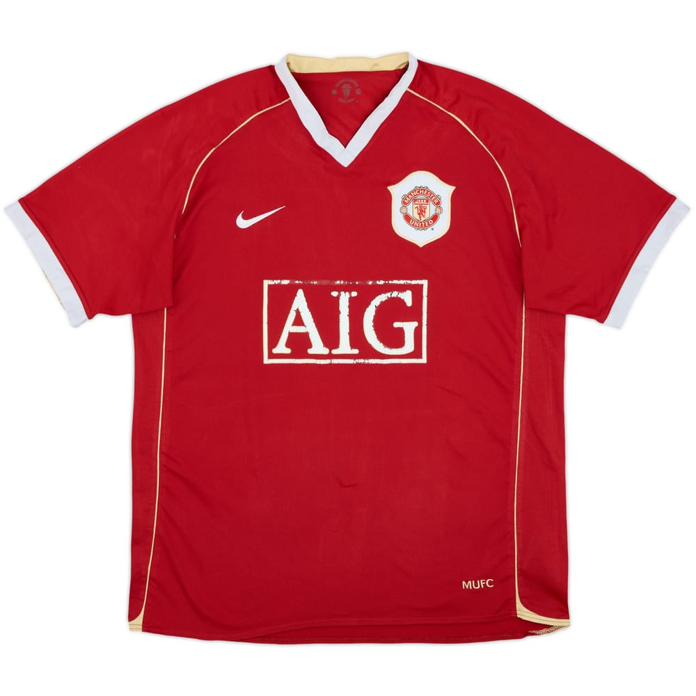 2006-07 Manchester United Home Shirt - 4/10 - (L)