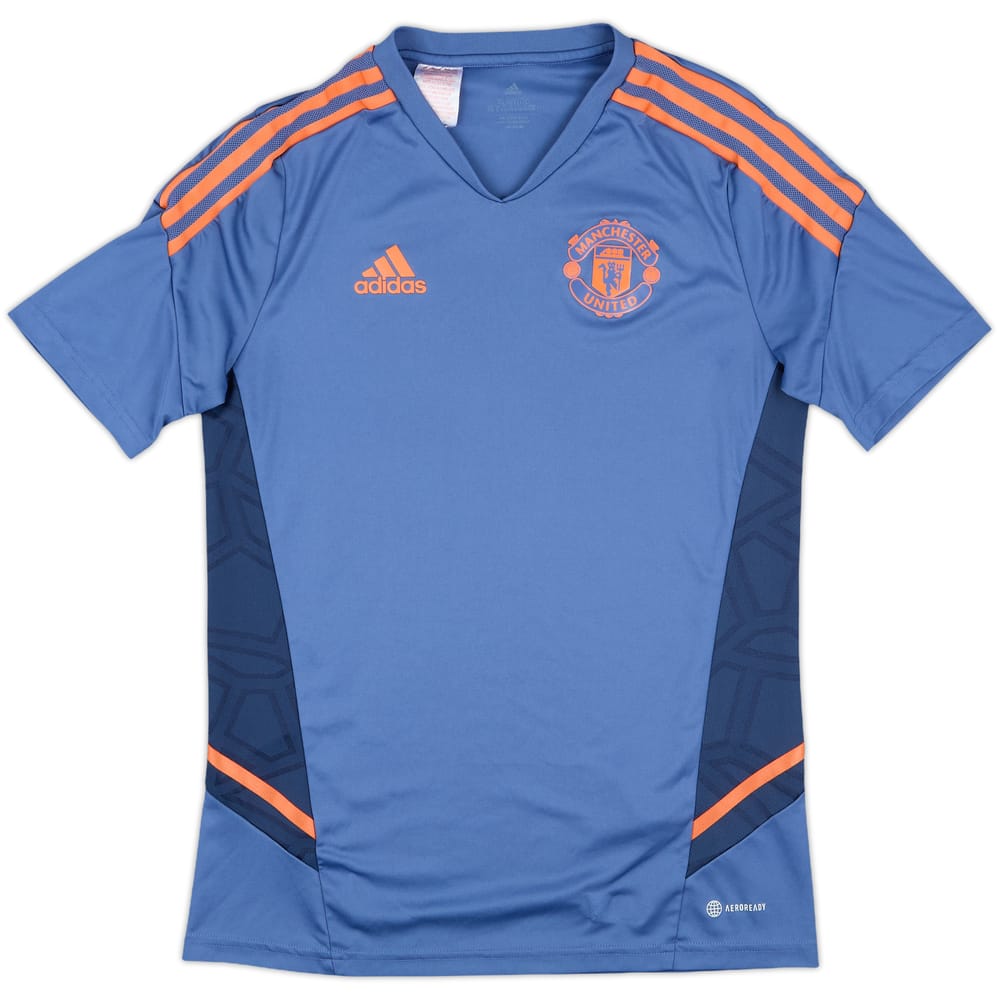 2022-23 Manchester United adidas Training Shirt - 9/10 - (XL.Boys)