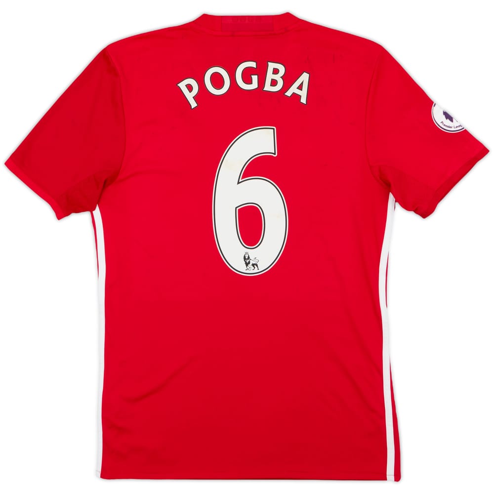 2016-17 Manchester United Home Shirt Pogba #6 - 5/10 - (S)