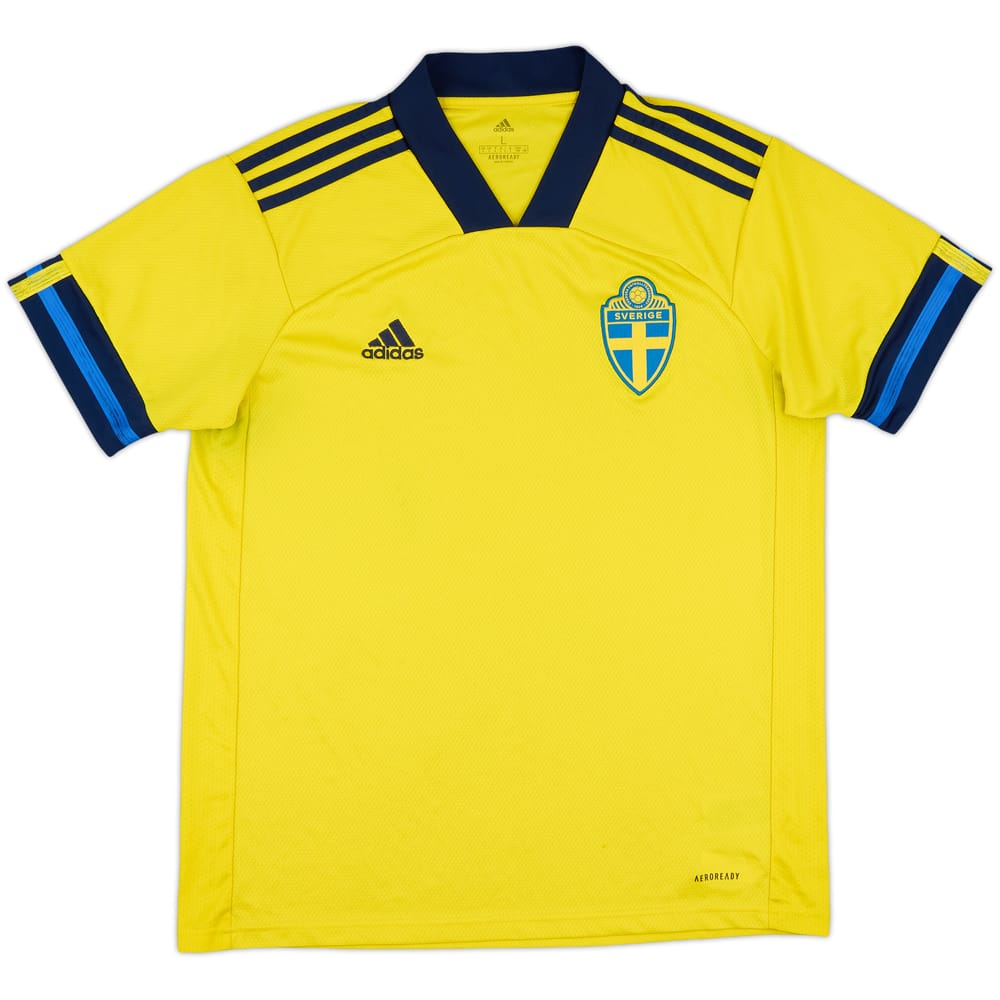 2020-21 Sweden Home Shirt - 6/10 - (L)