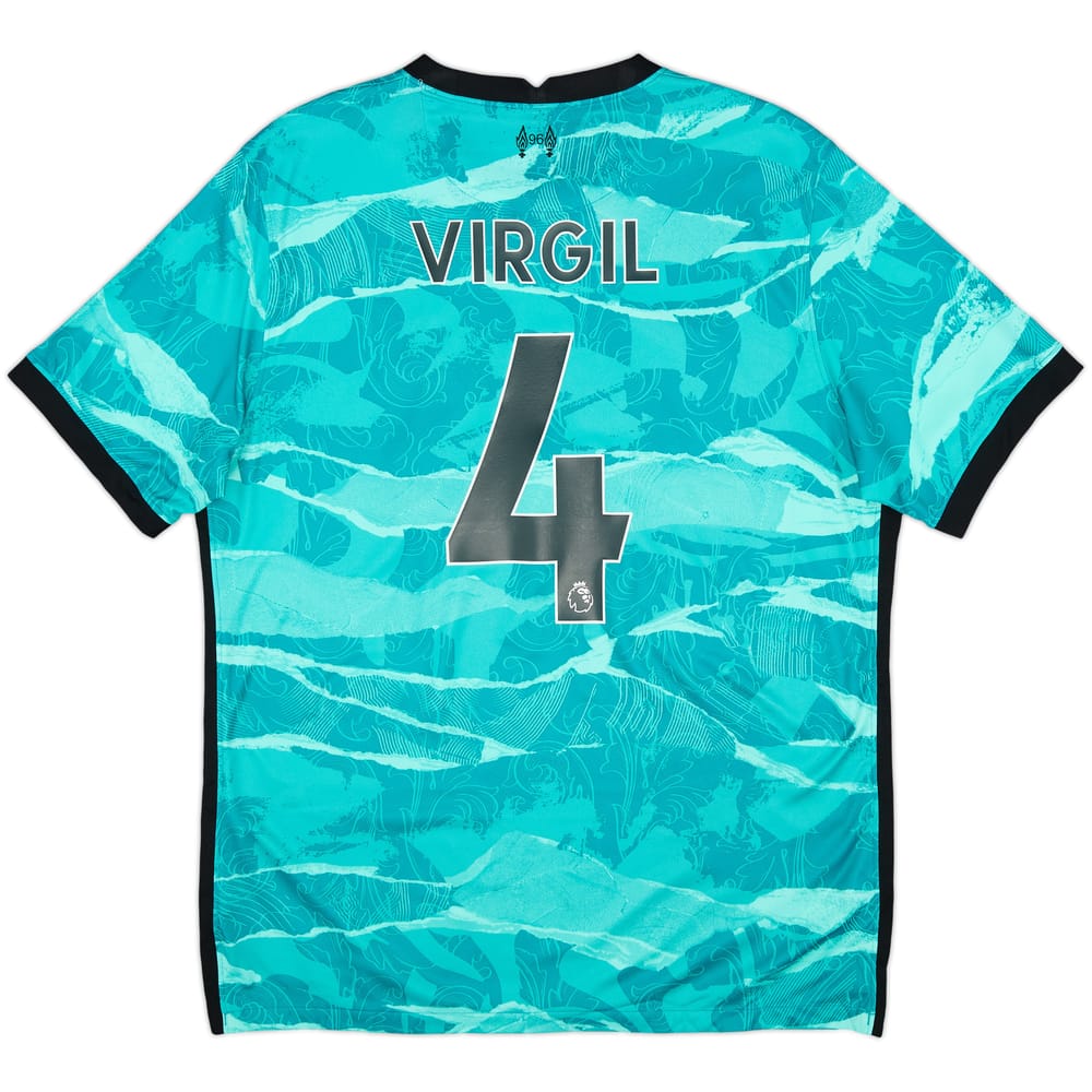 2020-21 Liverpool Away Shirt Virgil #4 - 10/10 - (L)