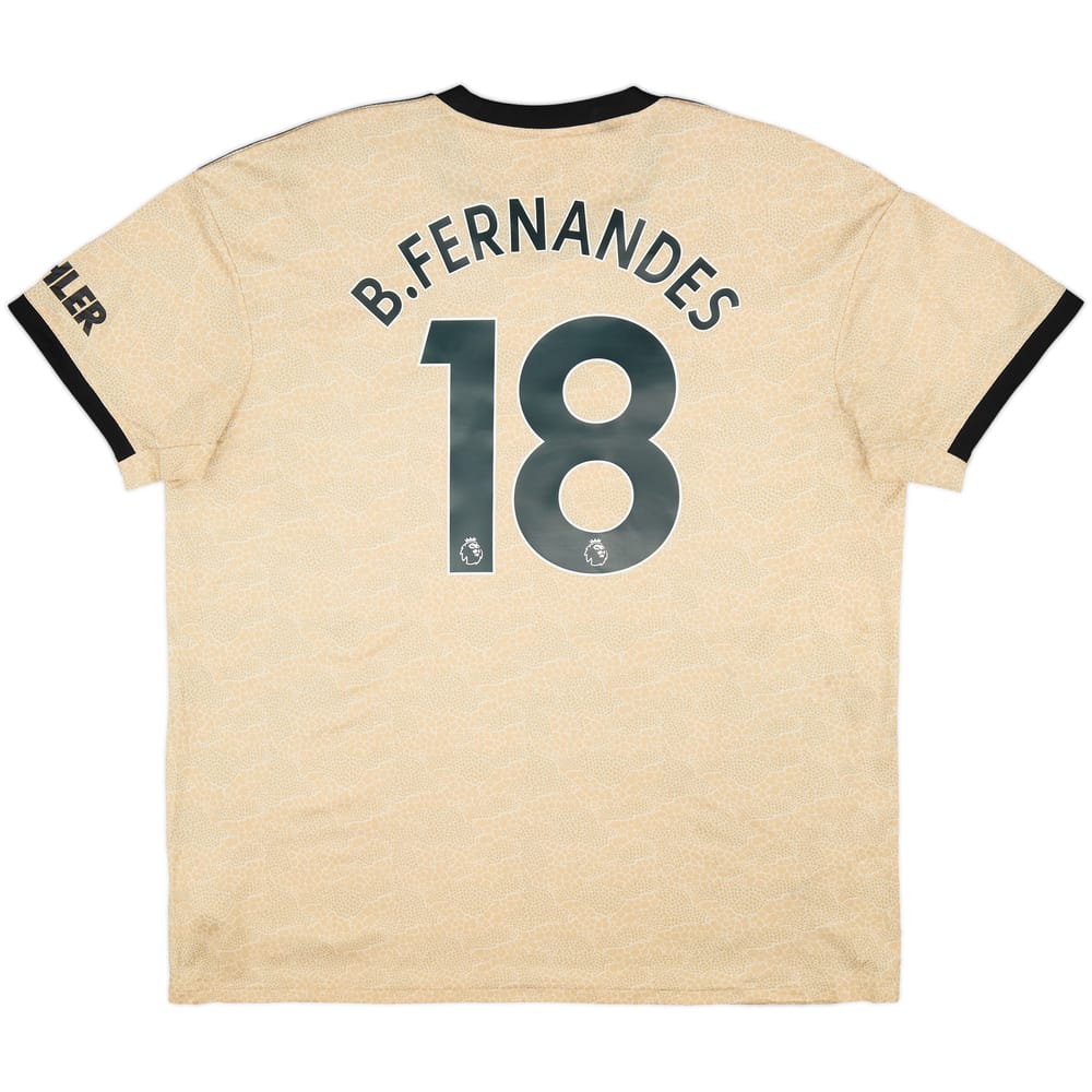 2019-20 Manchester United Away Shirt B.Fernandes #18 - 6/10 - (XXL)
