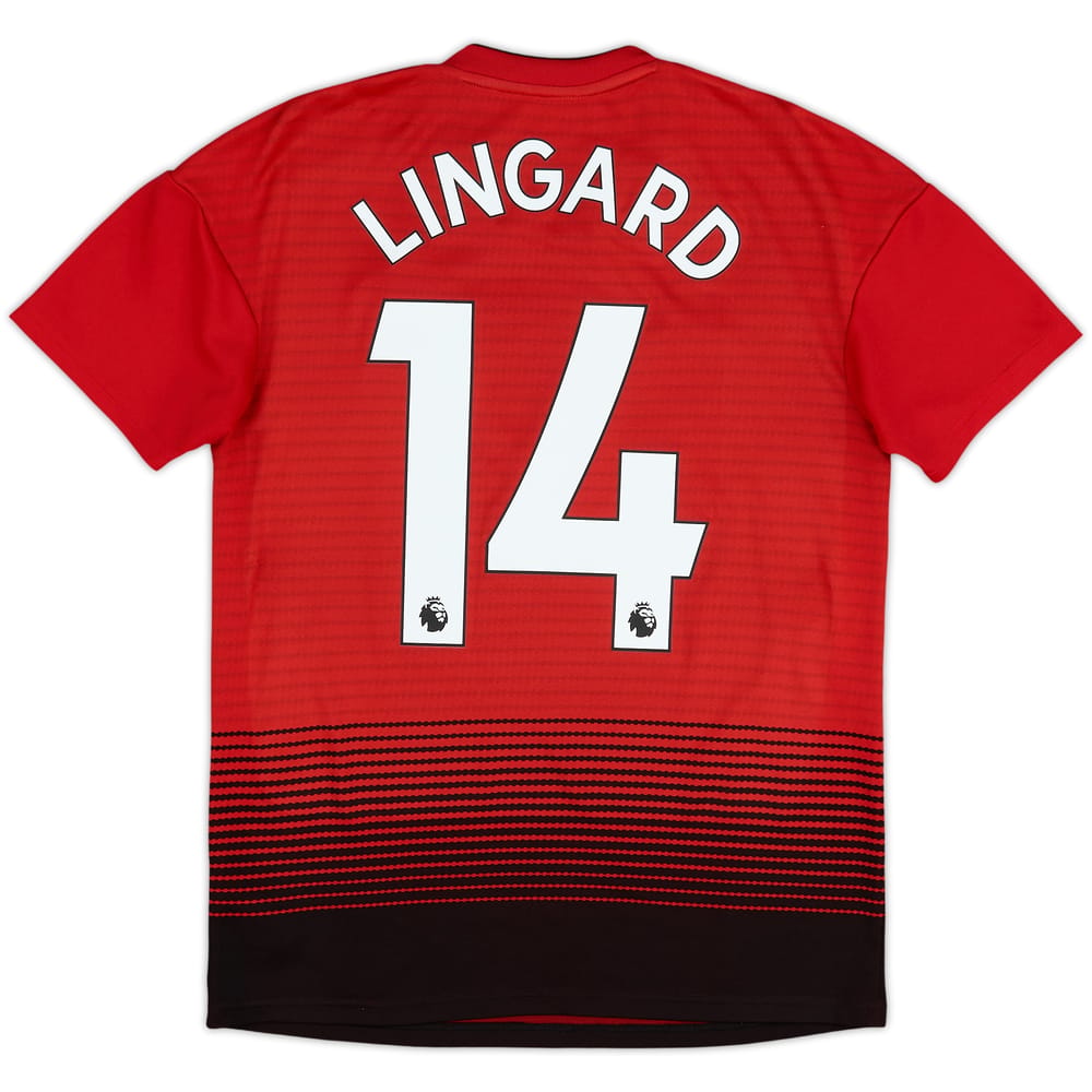2018-19 Manchester United Home Shirt Lingard #14 - 8/10 - (XS)