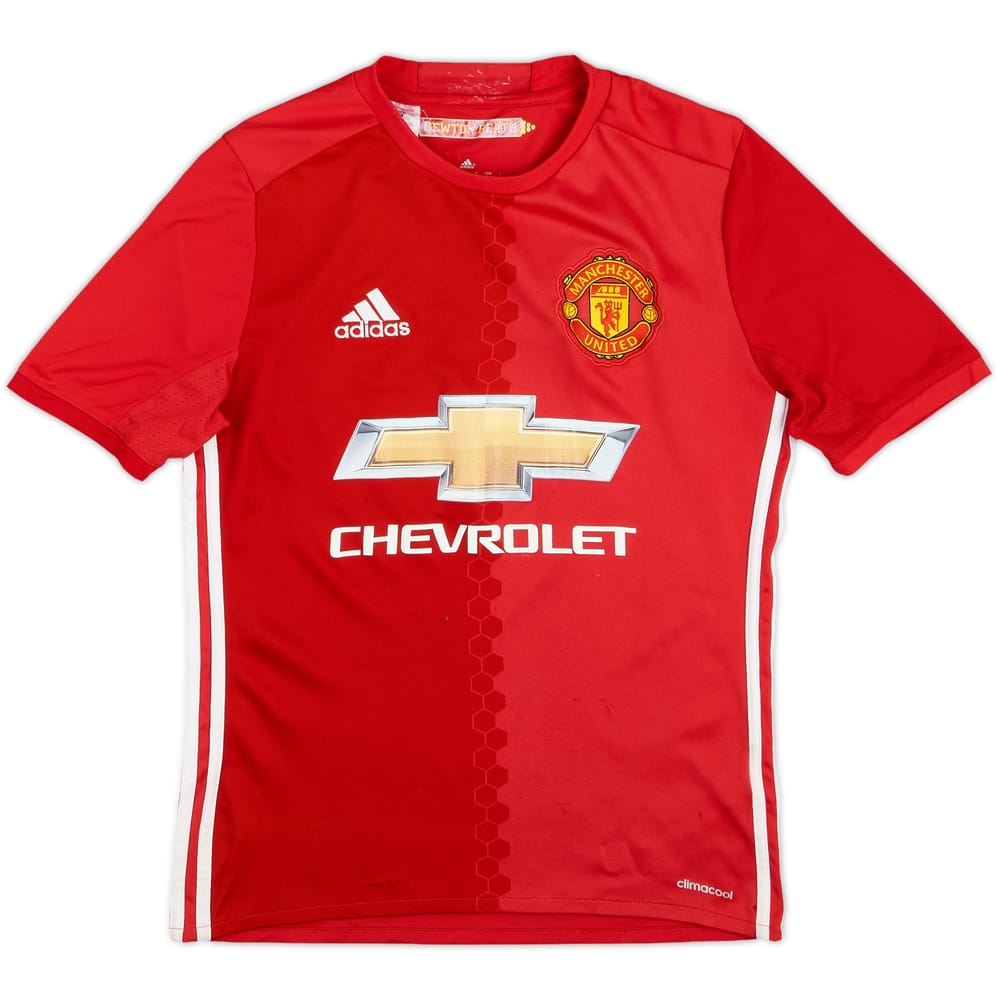 2016-17 Manchester United Home Shirt - 5/10 - (L.Boys)