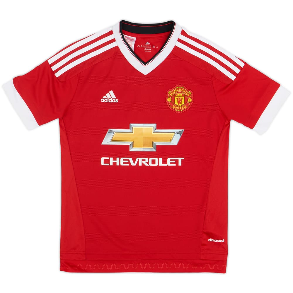 2015-16 Manchester United Home Shirt - 7/10 - (M.Boys)