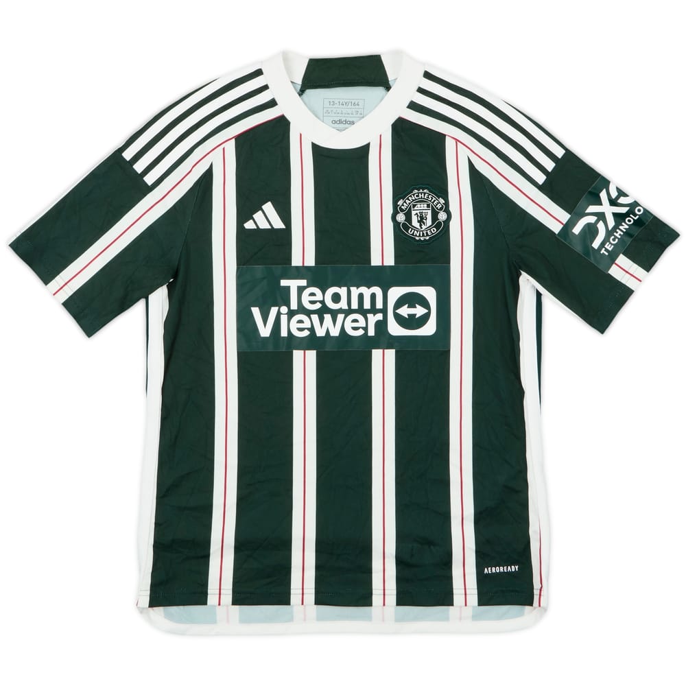 2023-24 Manchester United Away Shirt - 10/10 - (L.Boys)