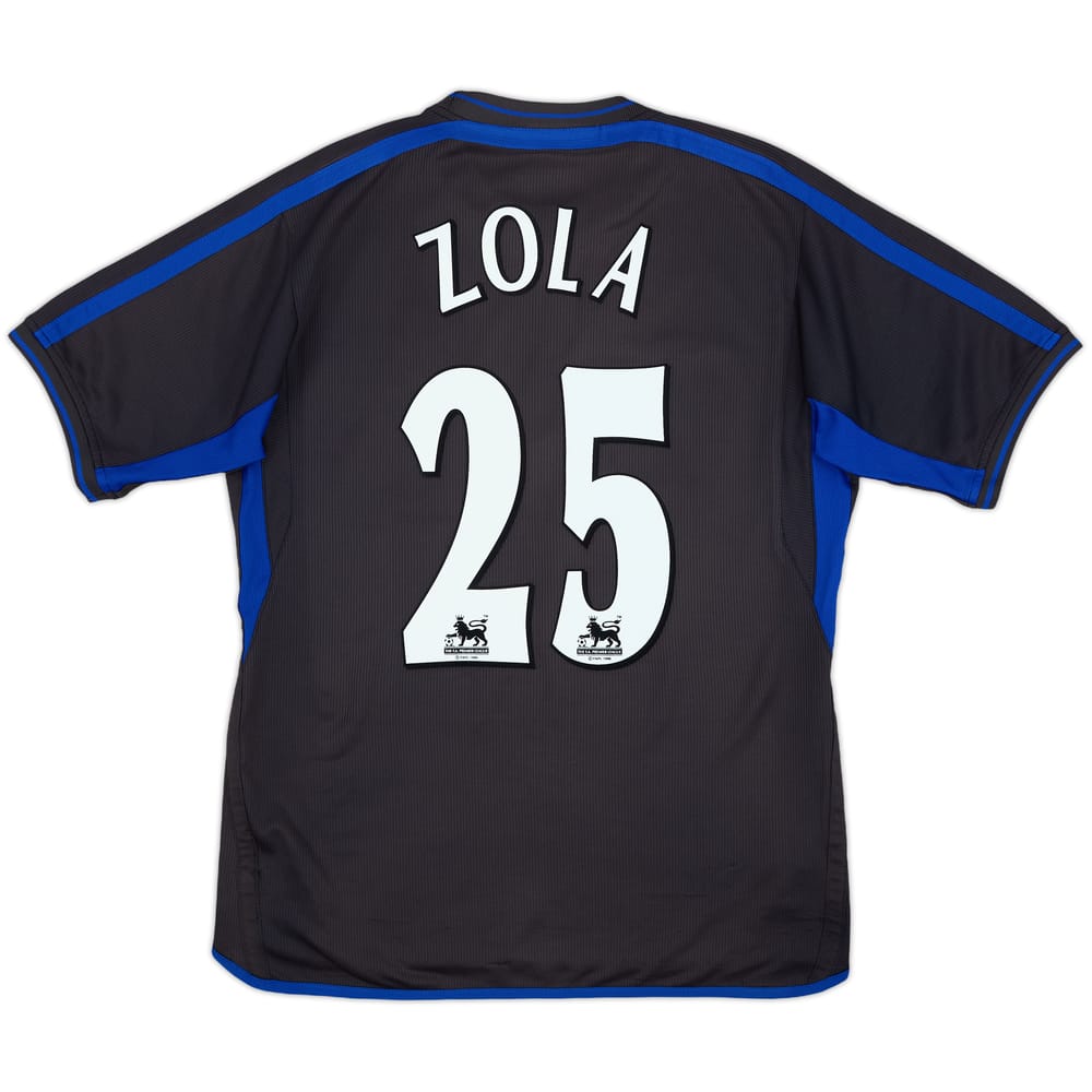 2002-04 Chelsea Away Shirt Zola #25 - 7/10 - (M)