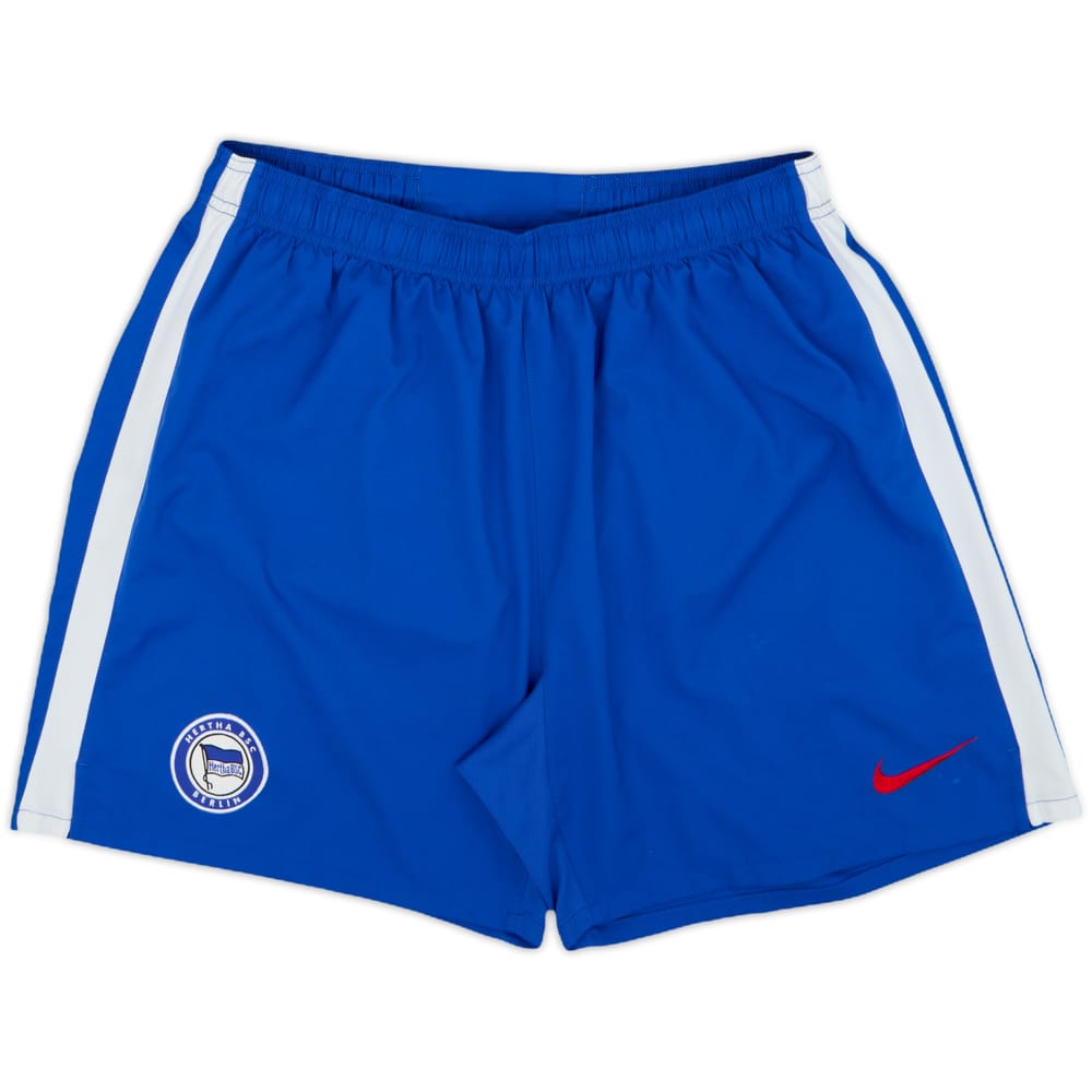 2009-10 Hertha Berlin Nike Home Shorts - 9/10 - (L)