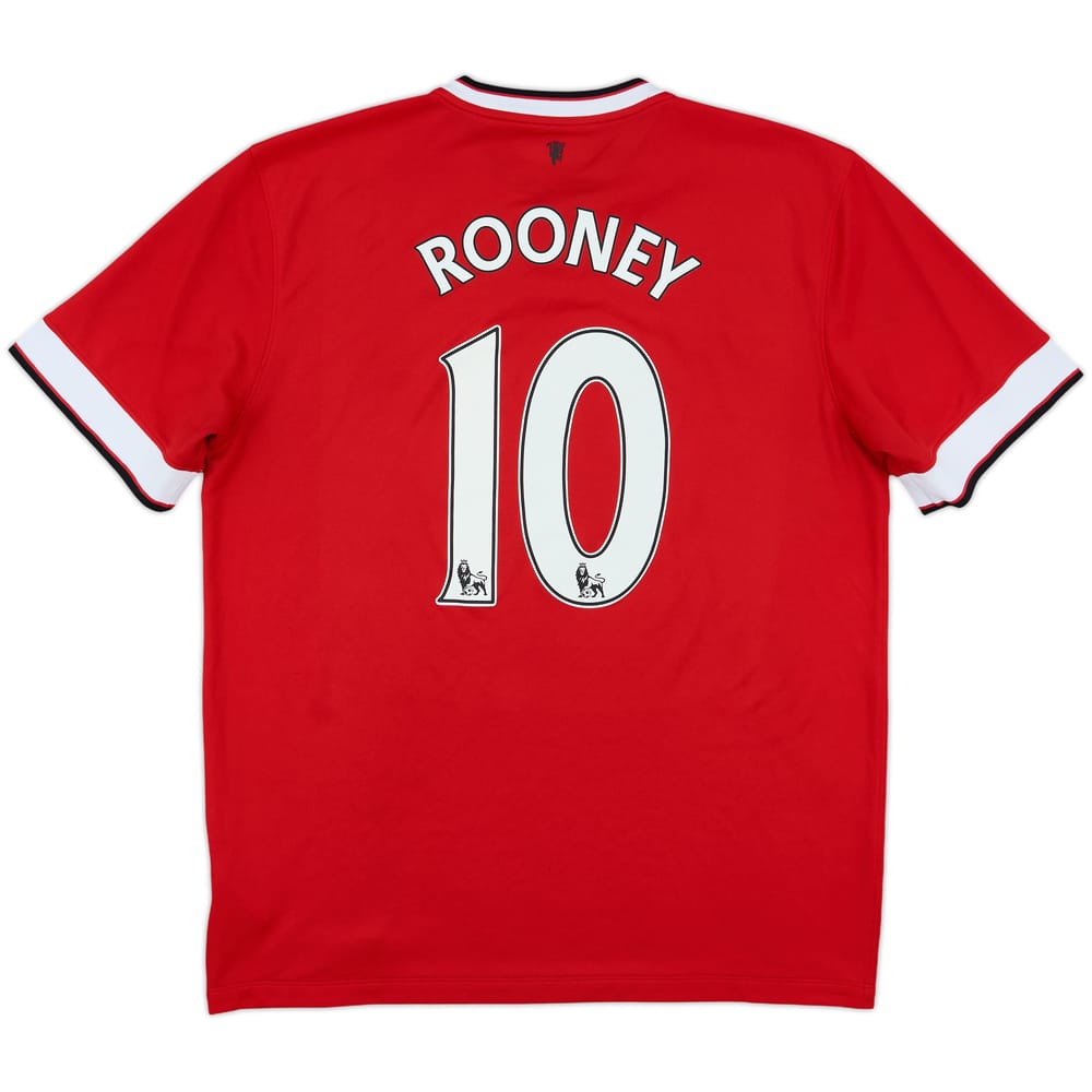 2014-15 Manchester United Home Shirt Rooney #10 - 8/10 - (L)