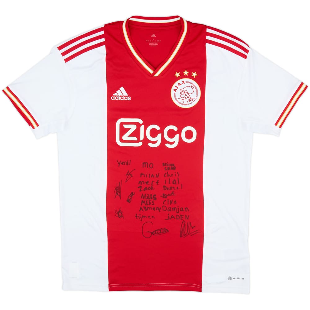 2022-23 Ajax Signed Home Shirt - 9/10 - (L)