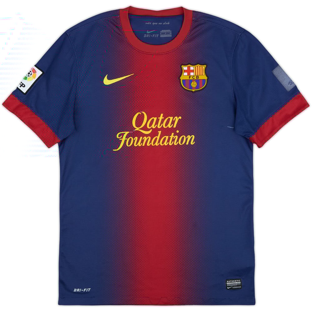 2012-13 Barcelona Home Shirt - 4/10 - (S)