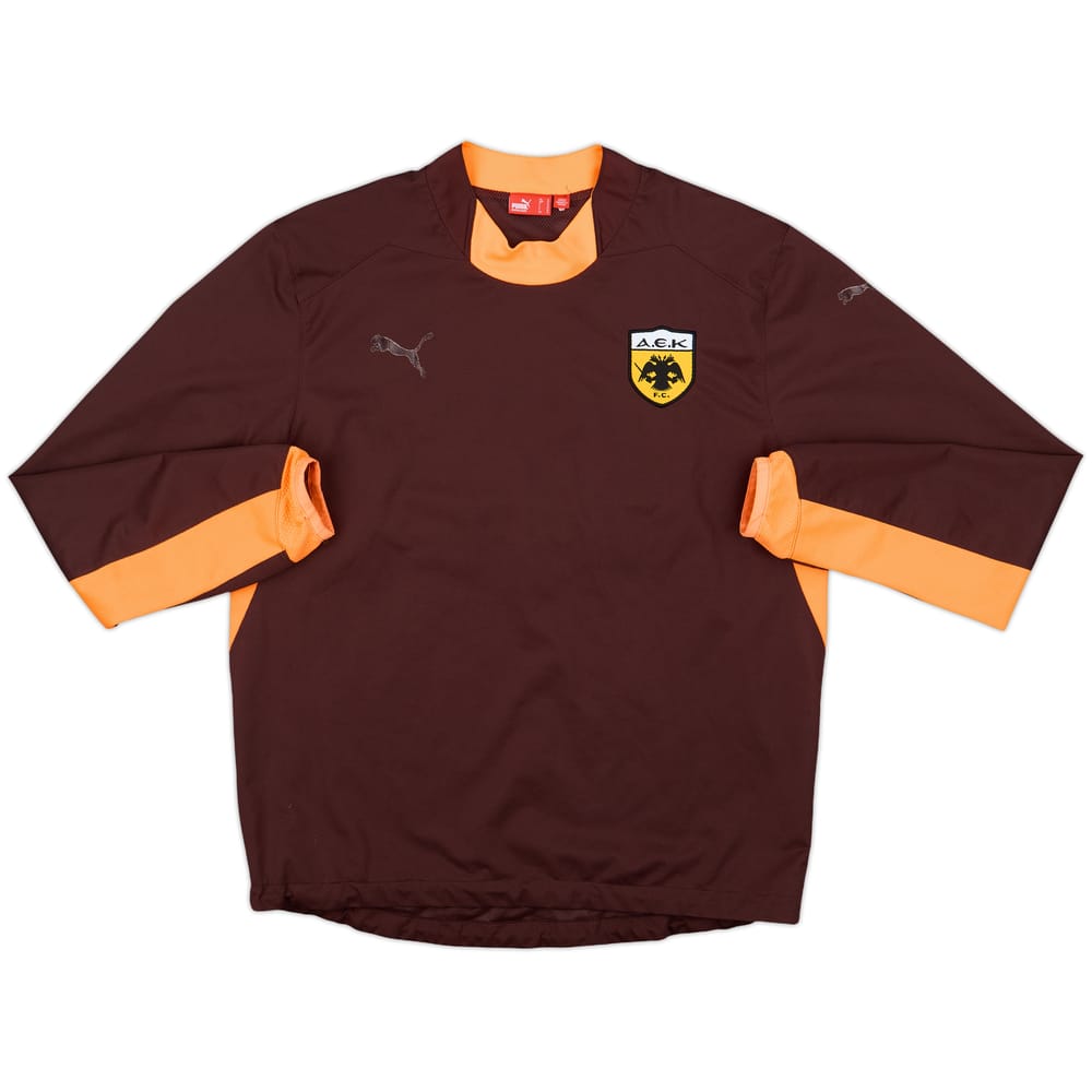 2008-09 AEK Athens Puma Drill Top - 5/10 - (M)