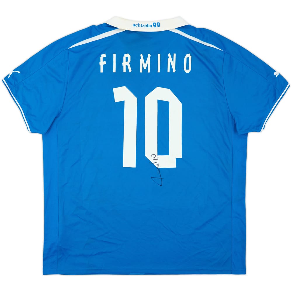 2013-14 TSG Hoffenheim Signed Home Shirt Firmino #10 - 7/10 - (XXL)