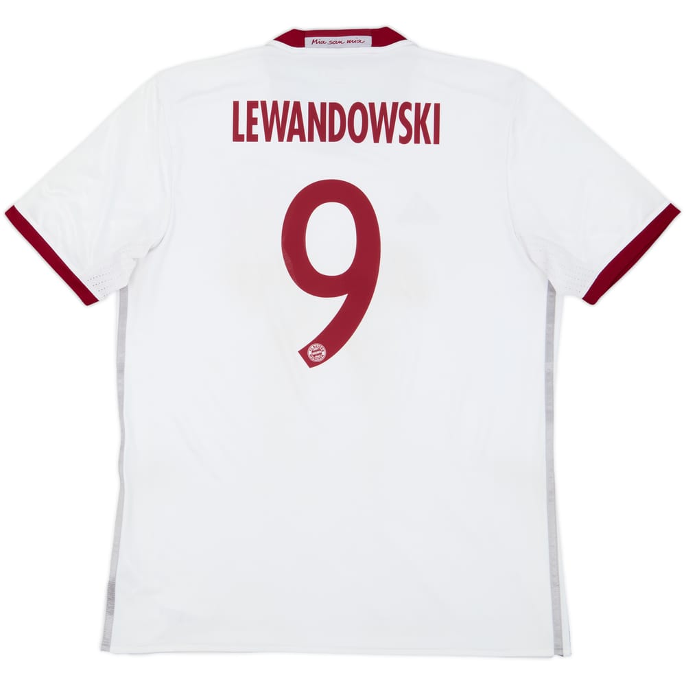 2016-17 Bayern Munich Third Shirt Lewandowski #9 - 6/10 - (L)