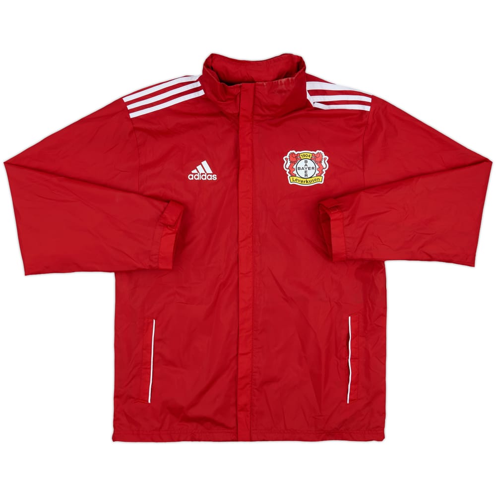 2014-15 Bayer Leverkusen adidas Hooded Rain Jacket - 9/10 - (M/L)