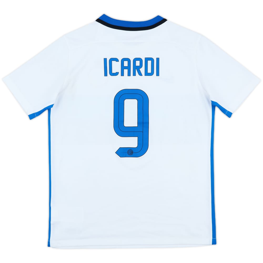2015-16 Inter Milan Away Shirt Icardi #9 - 6/10 - (XL.Boys)