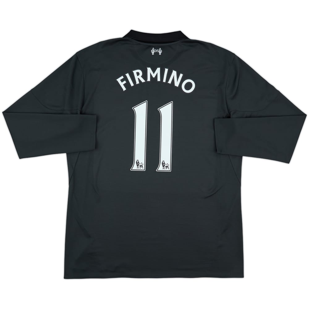 2015-16 Liverpool Third L/S Shirt Firmino #11 - 9/10 - (XL)