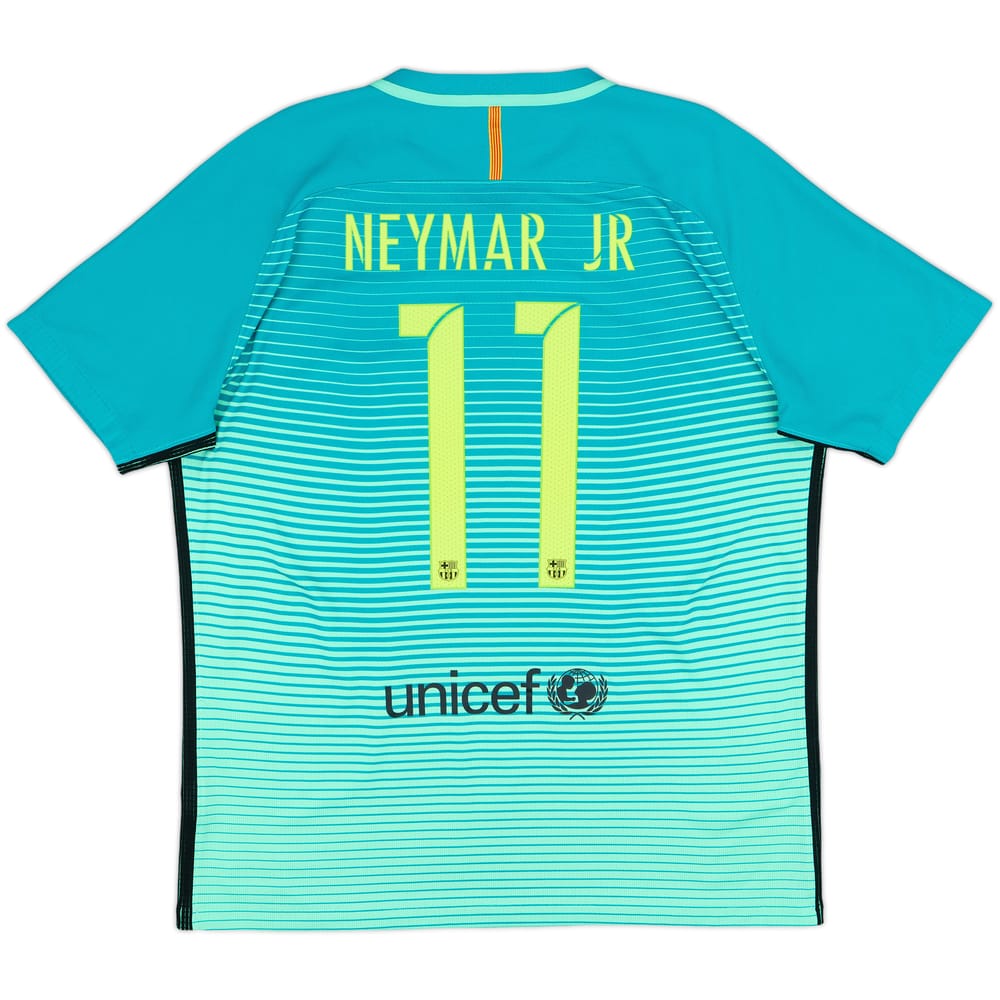 2016-17 Barcelona Authentic Third Shirt Neymar Jr #11 - 10/10 - (XL)