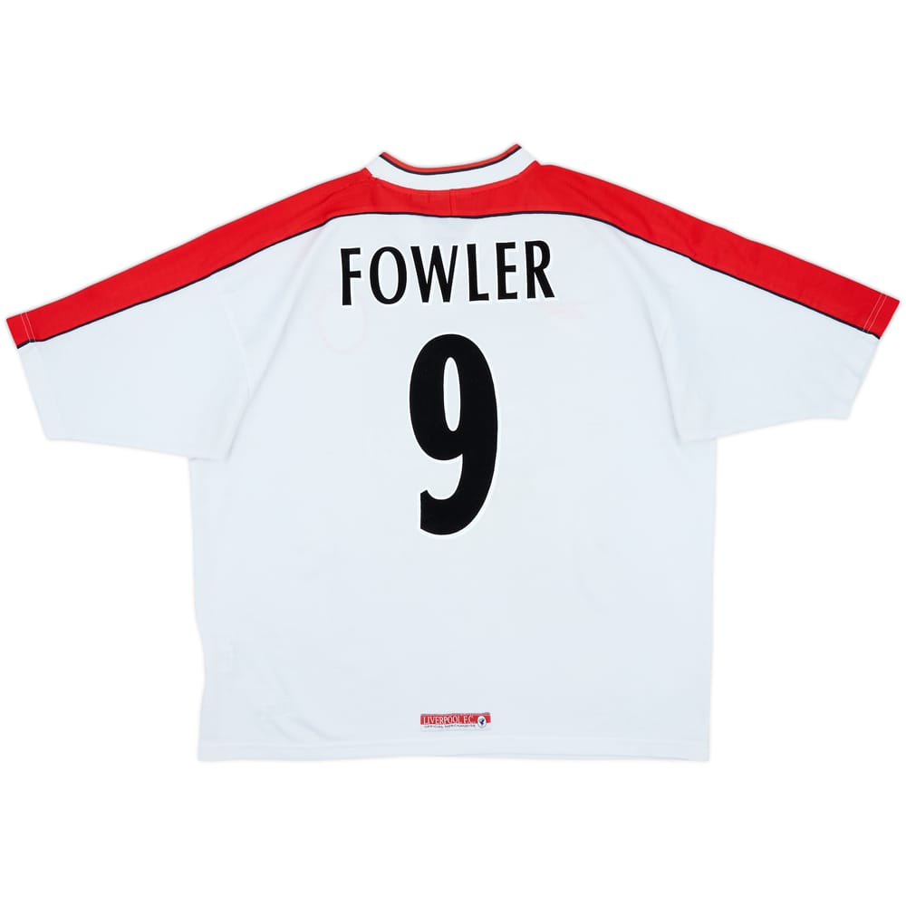 1998-99 Liverpool Away Shirt Fowler #9 - 7/10 - (XL)