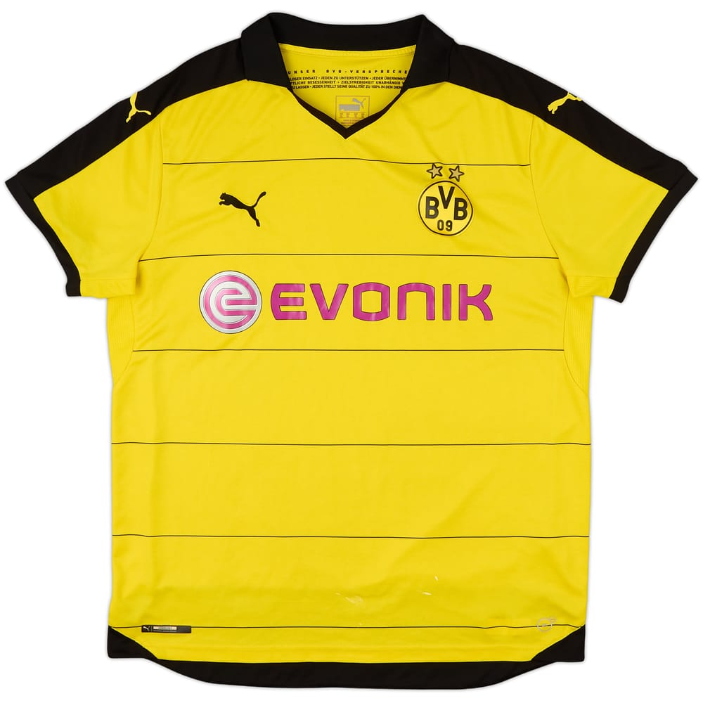 2015-16 Borussia Dortmund Home Shirt - 7/10 - (XL)