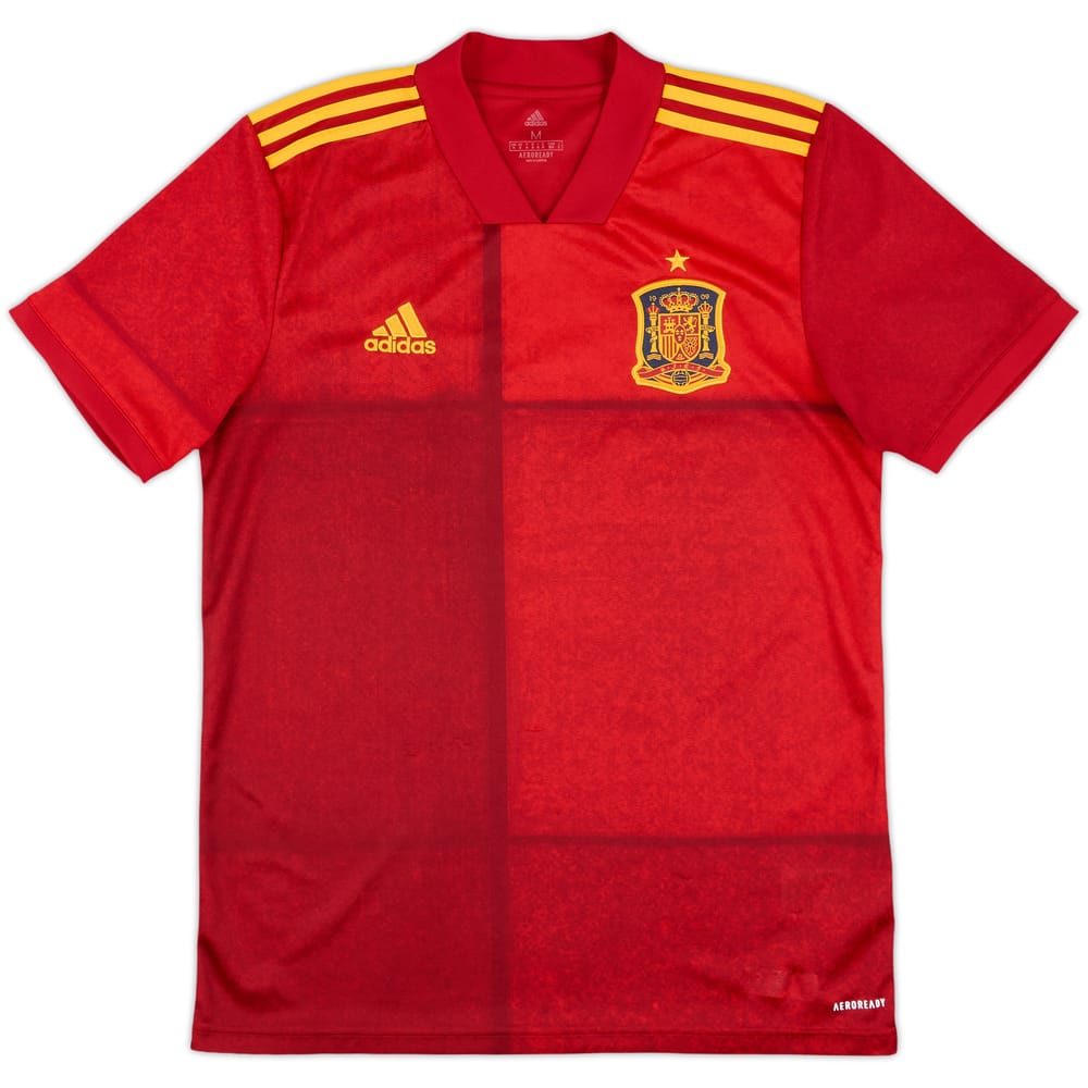 2020-21 Spain Home Shirt - 10/10 - (M)