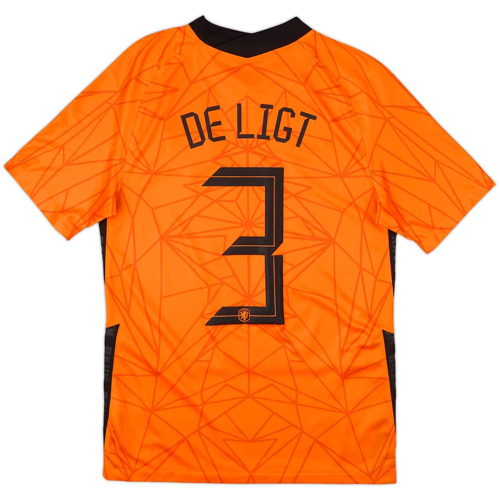 2020-21 Netherlands Home Shirt De Light #3 - 10/10 - (S)