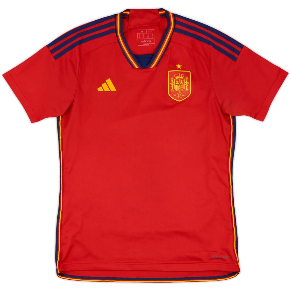 2022-23 Spain Home Shirt - 10/10 - (M)