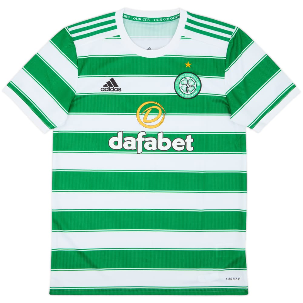 2021-22 Celtic Home Shirt - 9/10 - (M)