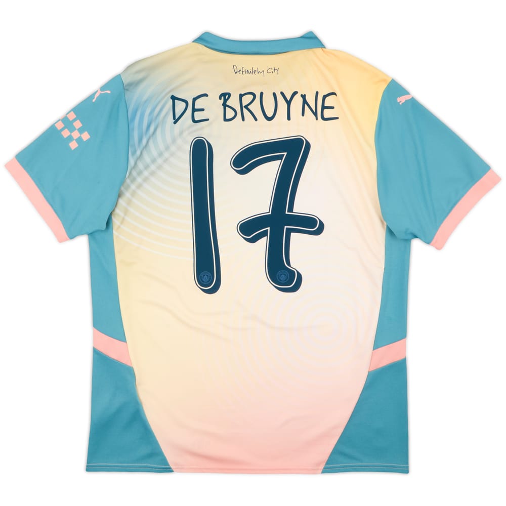 2024-25 Manchester City Fourth Shirt De Bruyne #17 - 10/10 - (L)