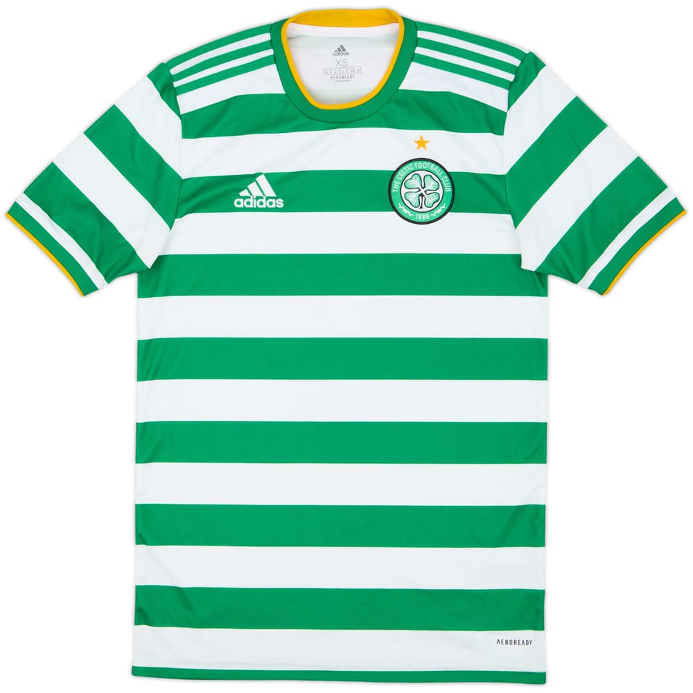 2020-21 Celtic Home Shirt - 9/10 - (XS)