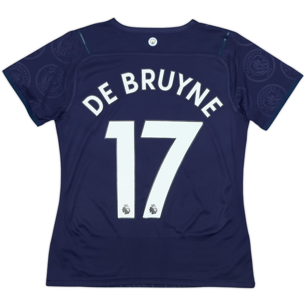 2021-22 Manchester City Authentic Third Shirt De Bruyne #17 - 8/10 - (Women's S)