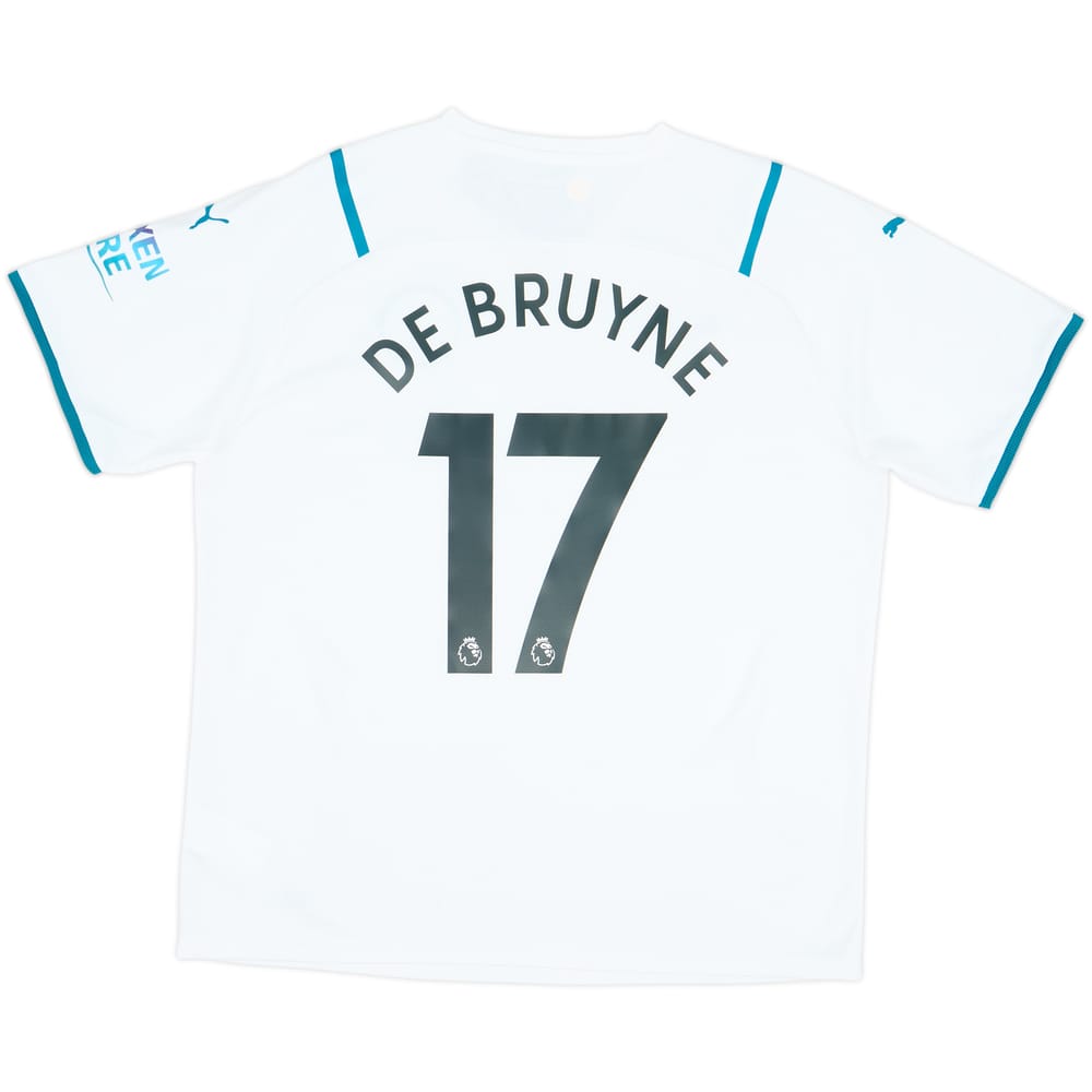 2021-22 Manchester City Away Shirt De Bruyne #17 (XL)