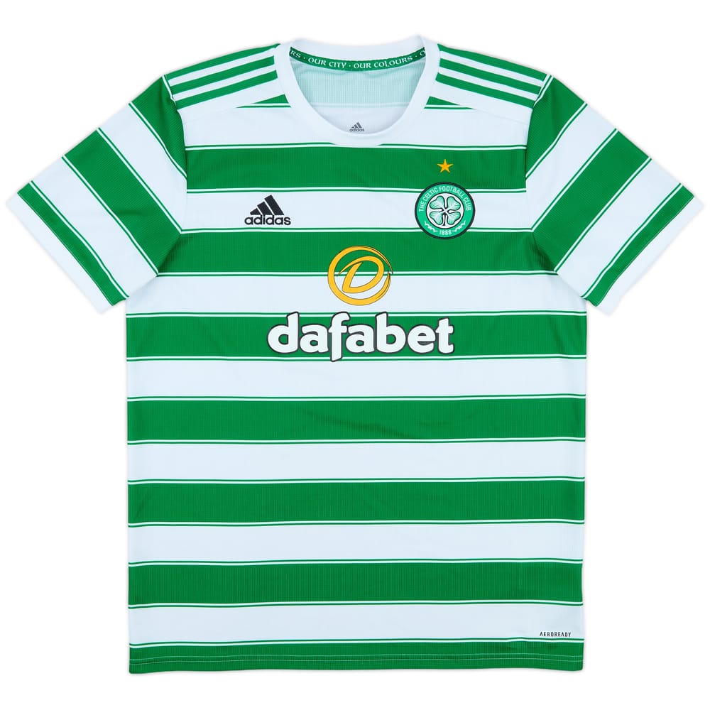 2021-22 Celtic Home Shirt - 10/10 - (L)