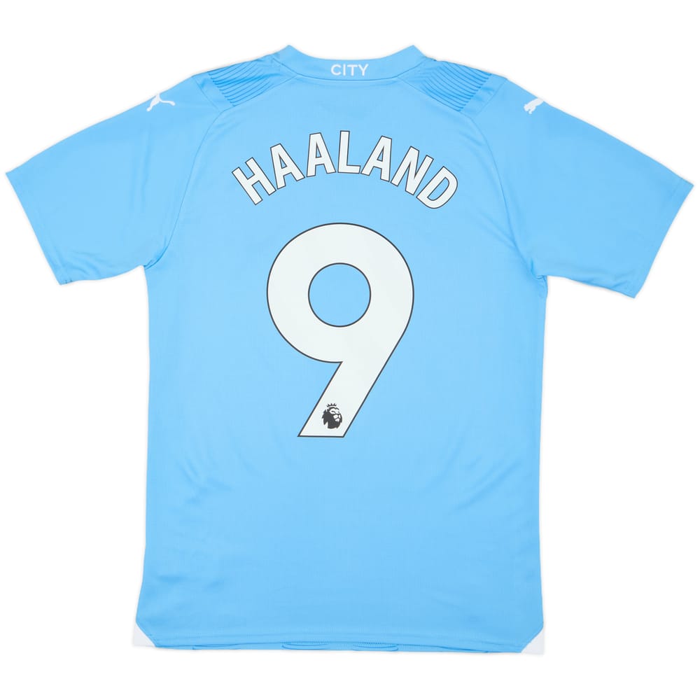 2023-24 Manchester City Home Shirt Haaland #9 - 10/10 - (S)