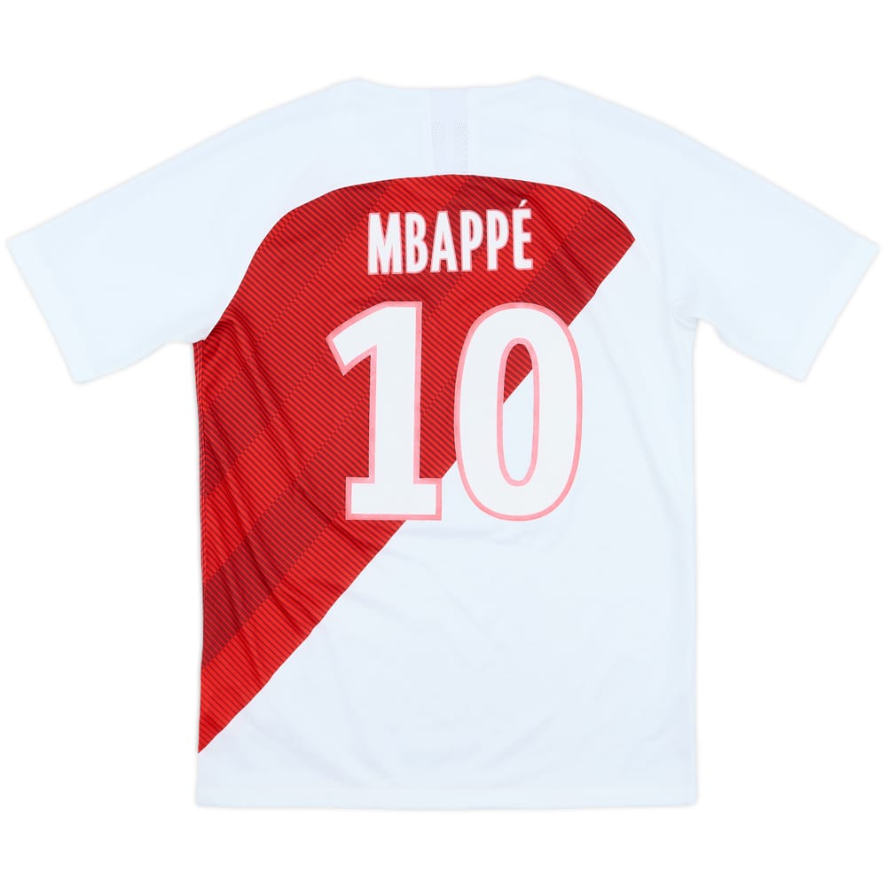 2018-19 Monaco Home Shirt Mbappe #10 - 7/10 - (XL.Boys)