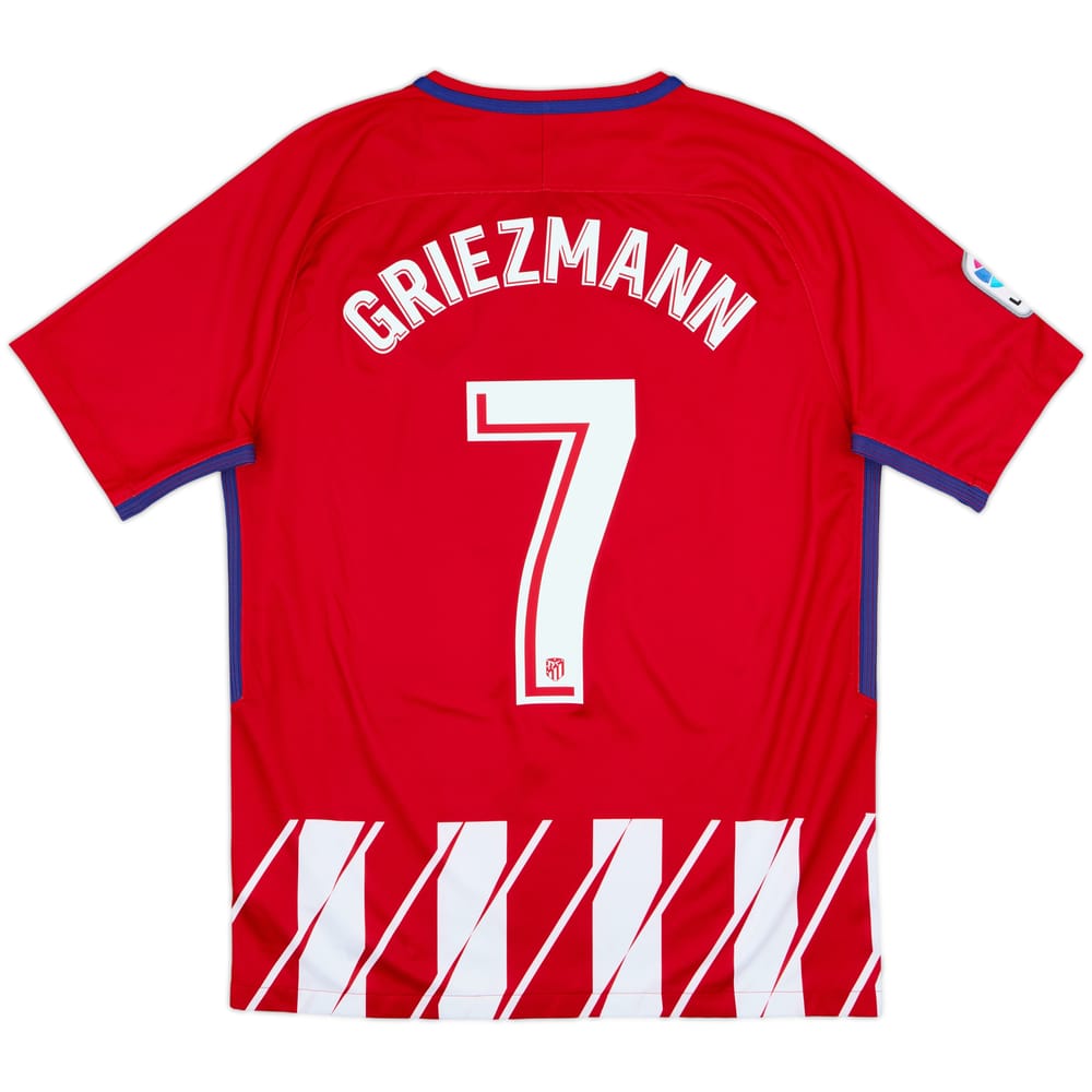 2017-18 Atletico Madrid Home Shirt Griezmann #7 - 9/10 - (M)