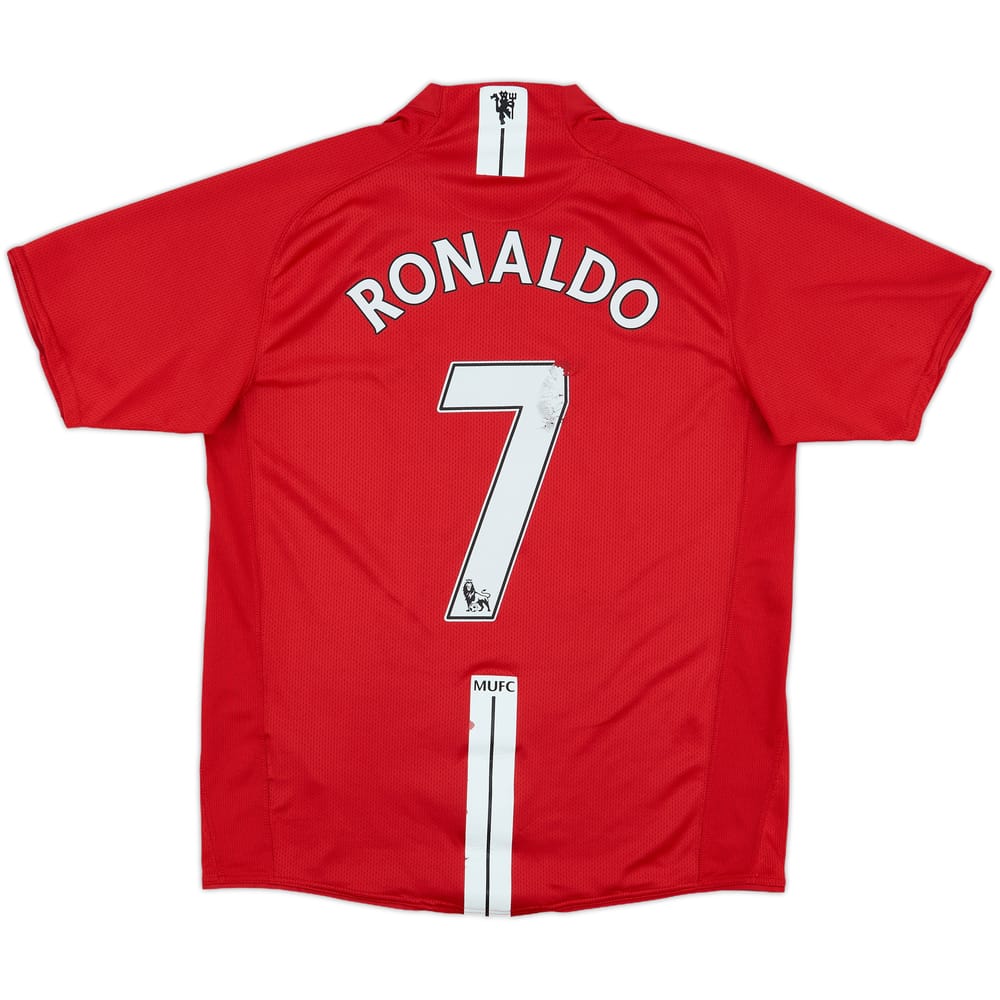 2007-09 Manchester United Home Shirt Ronaldo #7 - 5/10 - (M)