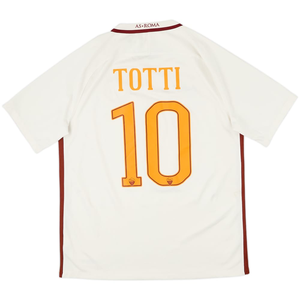 2016-17 Roma Away Shirt Totti #10 - 6/10 - (L)