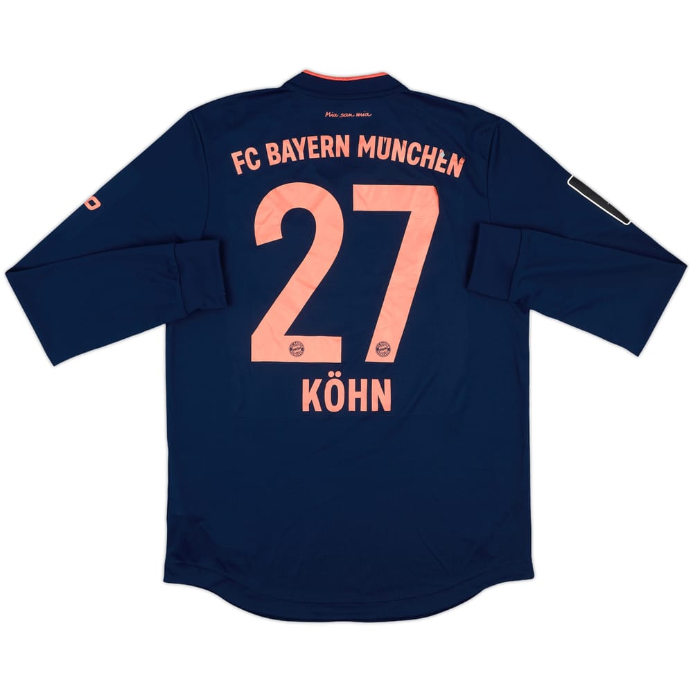 2019-20 Bayern Munich II Match Issue Third L/S Shirt Kohn #27