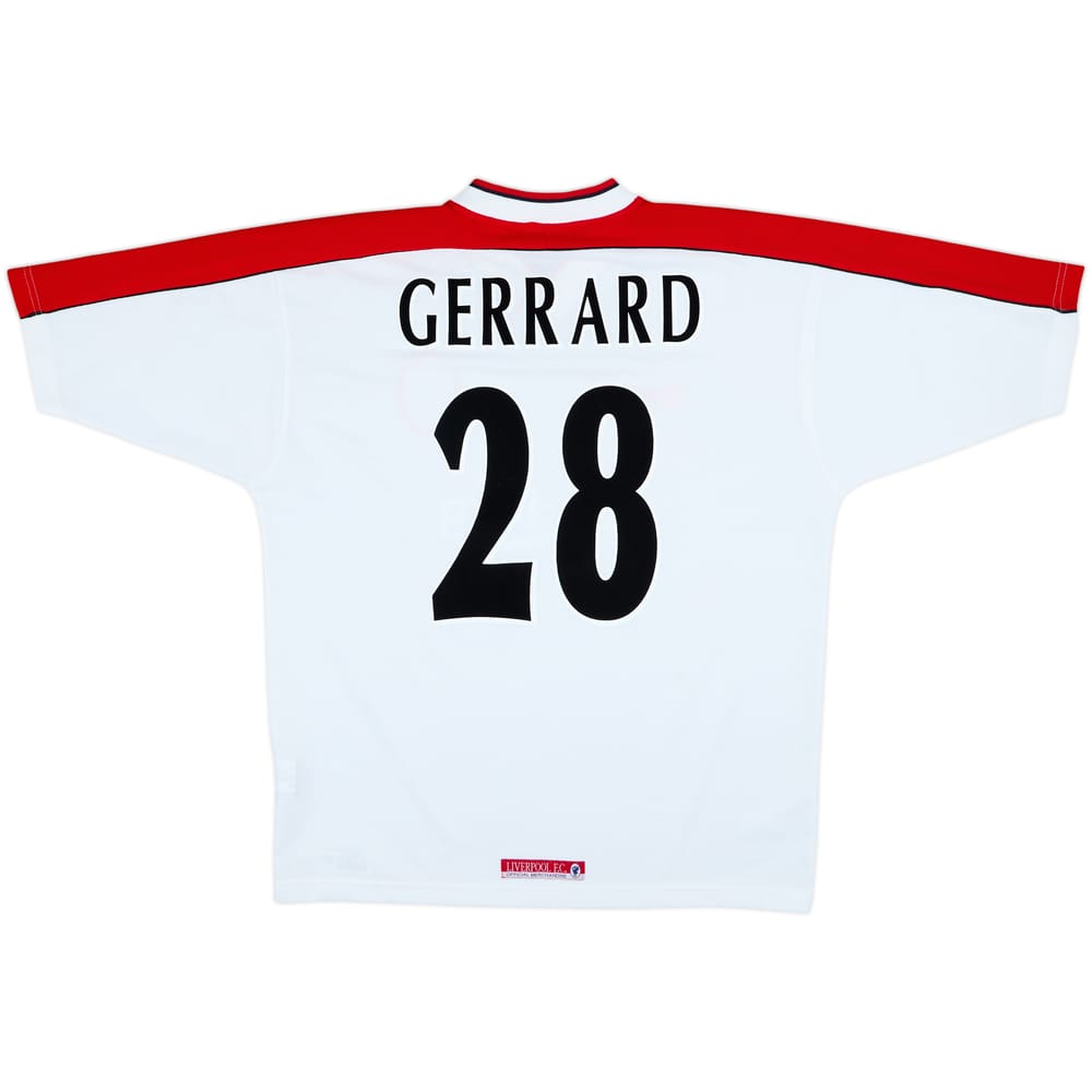 1998-99 Liverpool Away Shirt Gerrard #28 - 6/10 - (L)