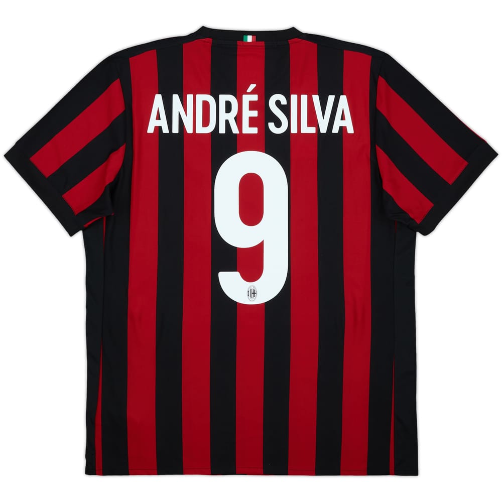 2017-18 AC Milan Home Shirt Andre Silva #9 - 10/10 - (L)