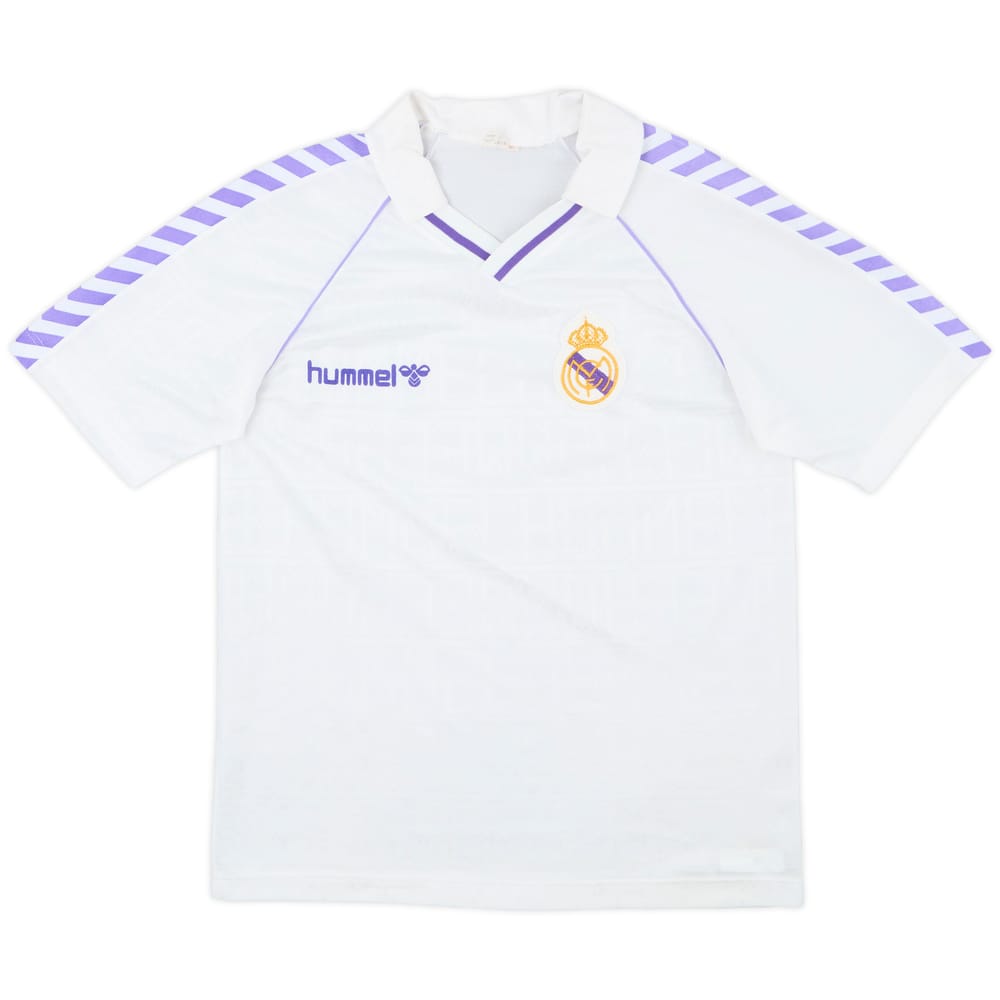 1989-90 Real Madrid Home Shirt - 9/10 - (M)