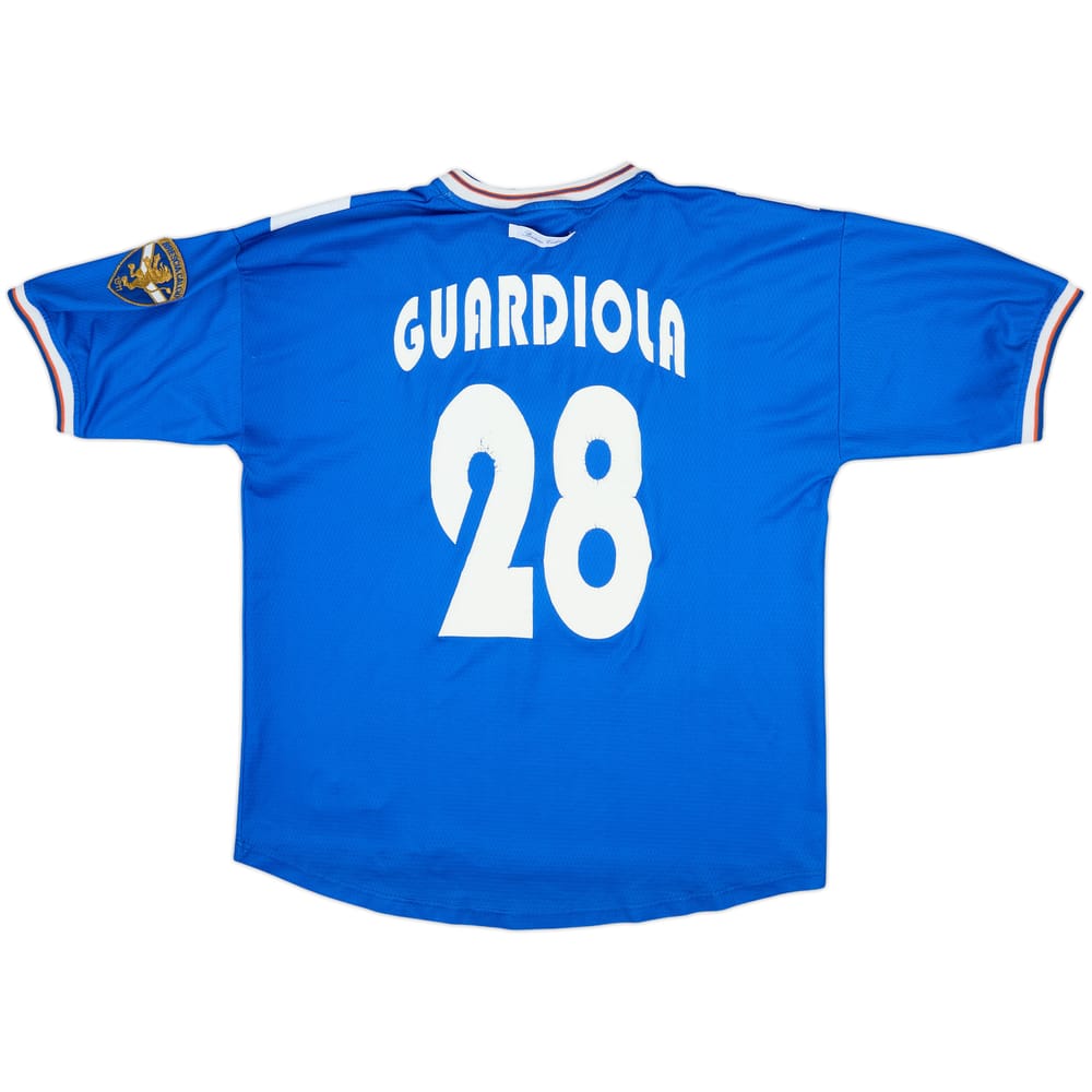 2001-02 Brescia Home Shirt Guardiola #28 - 4/10 - (L)