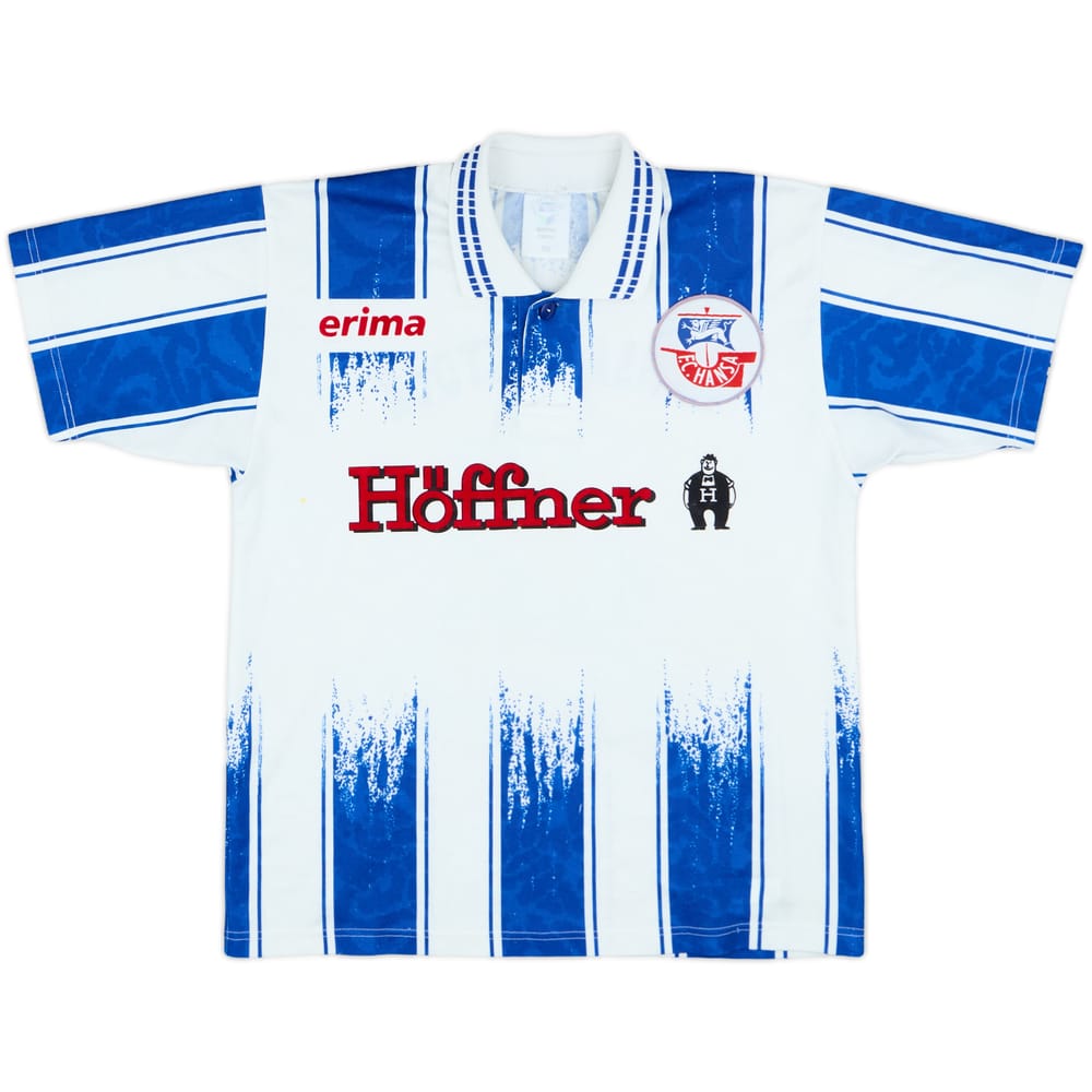 1995-96 Hansa Rostock Home Shirt Beinlich #22 - 7/10 - (XS)