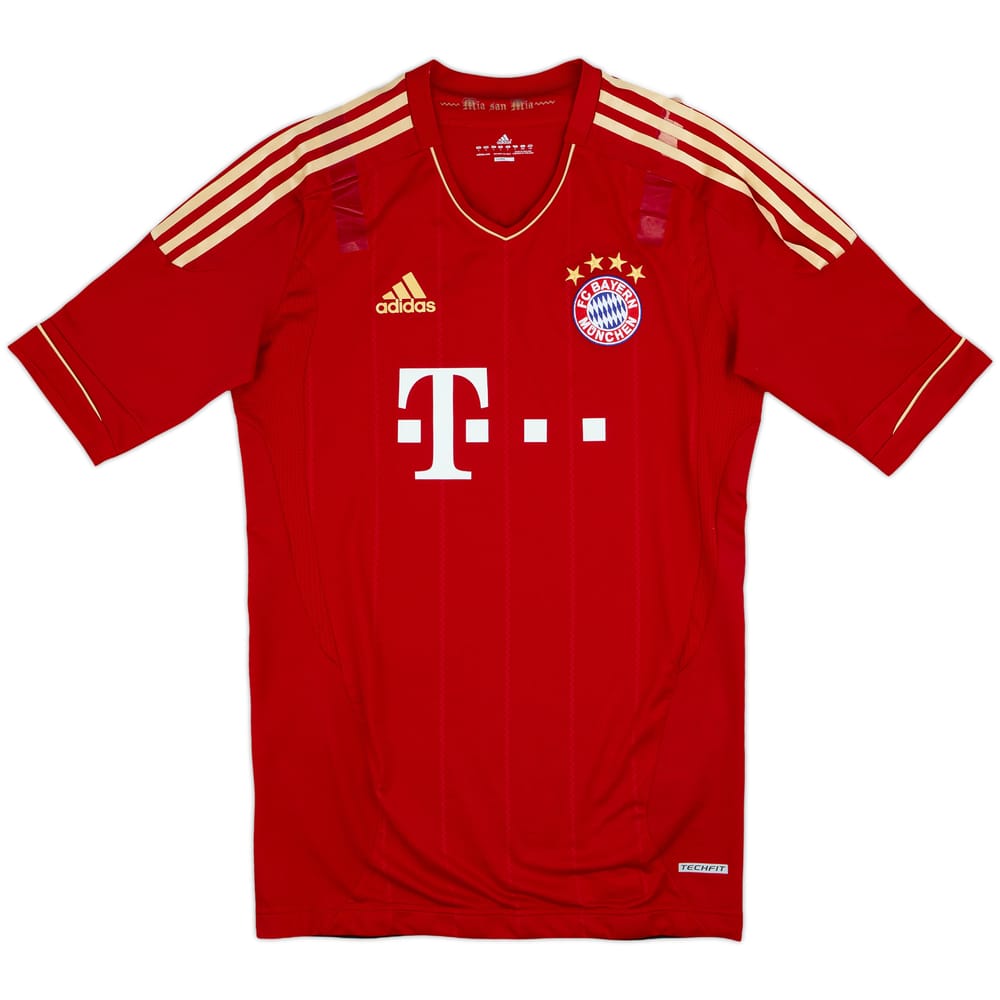 2011-13 Bayern Munich Player Issue TechFit Home Shirt - 4/10 - (L)